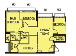 Blk 415C Waterfront I @ Northshore (Punggol), HDB 4 Rooms #557796221